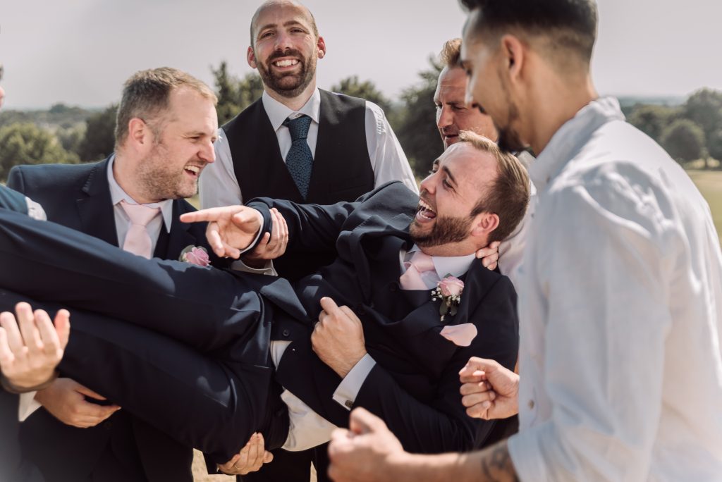 groomsmen at Tewkesbury Park Hotel. Tewkesbury Wedding Photographer