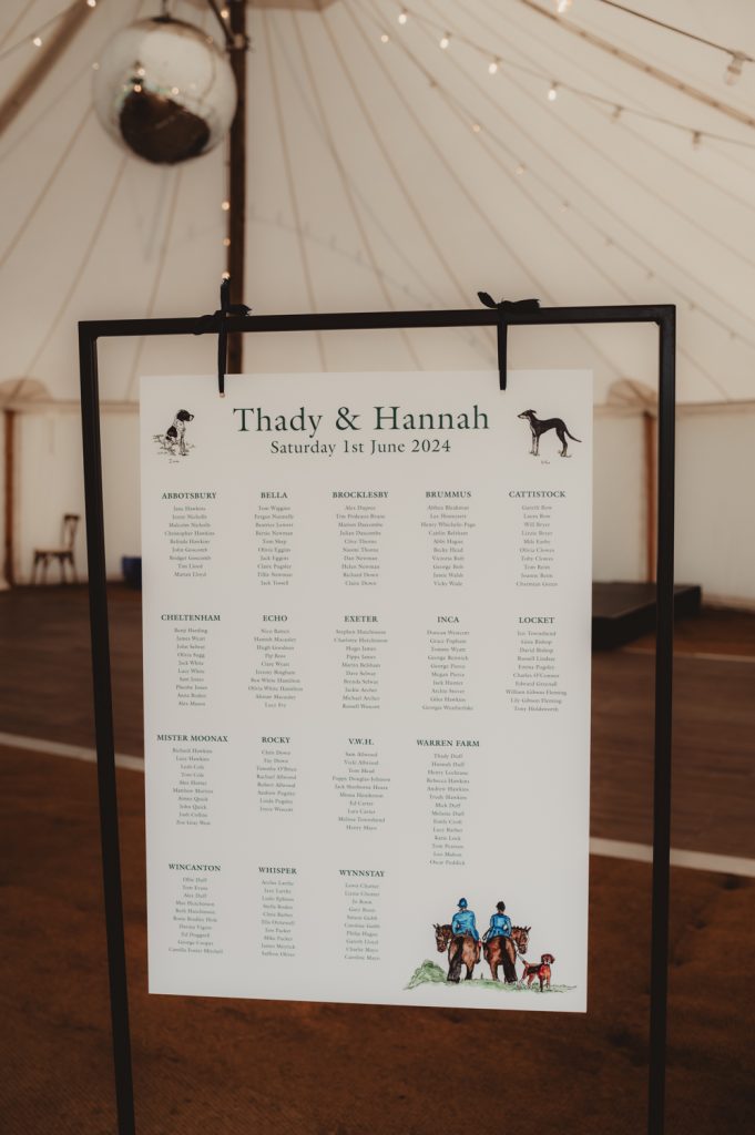 horse themed wedding