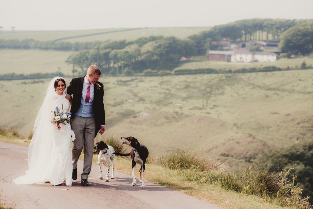 wedding photography in the beautiful exmoor hills