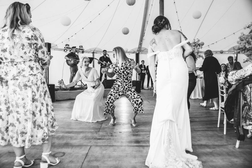 dancing at Hardwick Moat Weddings